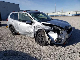 2024 Subaru Forester Sport with VIN JF2SKAGC4RH414181, listed as a Copart auction lot 46429095 with 32,910 mi miles and Salvage Title. Bid and sale history available at carsss.com. Image 4.