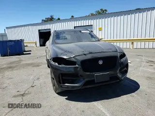 2018 Jaguar F-Pace 30t R-Sport with VIN SADCL2GX4JA329965, listed as a Copart auction lot 67172964 with 87,060 mi miles and Salvage title. Bid and sale history available at DreamBid. Image 11.