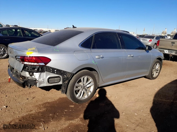 2020 Volkswagen Passat 2.0T SE with VIN 1VWWA7A38LC024619, listed as a Copart auction lot 40283213 with 28,860 mi miles. Bid and sale history available at carsss.com. Image 3.