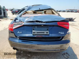 2013 Audi A4 Premium Plus с VIN WAUFFAFL4DN029264, выставлен на аукционе Copart как лот 59188885 с пробегом Не указан миль и Списание • Salvage title. История ставок и продаж доступна на DreamBid. Изображение 6.