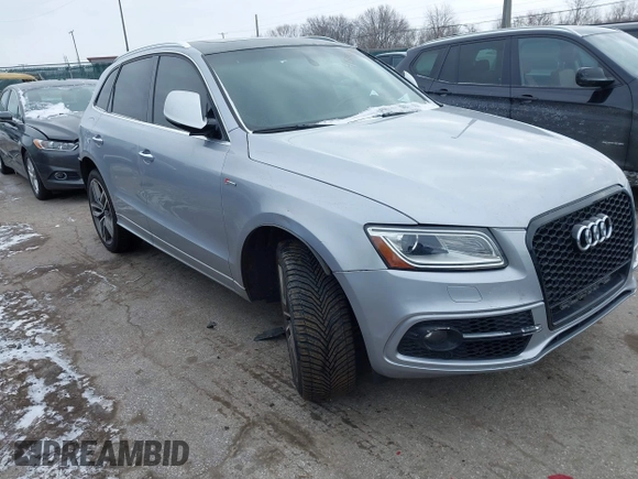 2016 Audi SQ5 Premium Plus with VIN WA1CCAFP6GA078389, listed as a IAAI auction lot 41315181 with 153,918 mi miles. Bid and sale history available at carsss.com. Image 1.