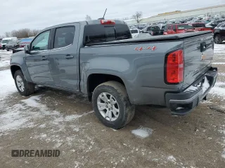 2020 Chevrolet Colorado 4WD LT with VIN 1GCGTCEN2L1107853, listed as a Copart auction lot 47819145 with 55,204 mi miles and Salvage Title. Bid and sale history available at carsss.com. Image 2.