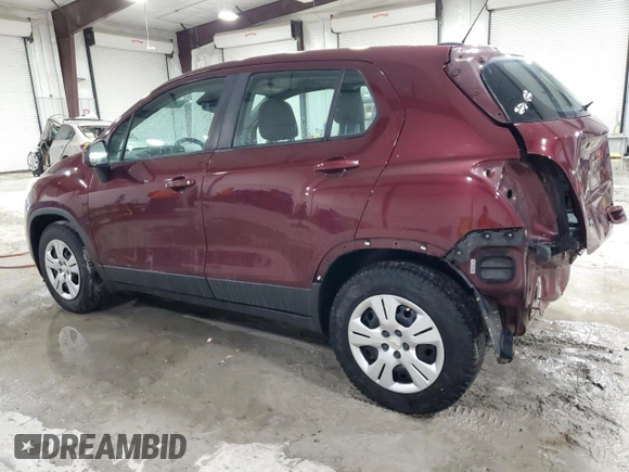2017 Chevrolet Trax LS with VIN 3GNCJKSB3HL258491, listed as a Copart auction lot 47869575 with 128,613 mi miles and Salvage Title. Bid and sale history available at carsss.com. Image 2.
