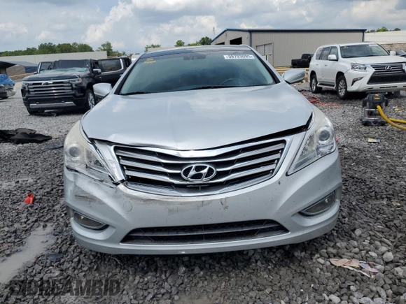 2014 Hyundai Azera Limited with VIN KMHFH4JG1EA376452, listed as a Copart auction lot 59703095 with 124,801 mi miles and Salvage title. Bid and sale history available at DreamBid. Image 5.