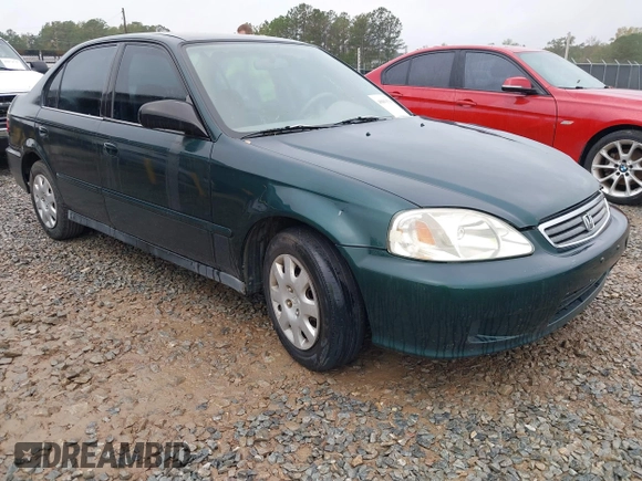 2000 Honda Civic VP with VIN 2HGEJ6615YH603265, listed as a IAAI auction lot 40861514 with 186,694 mi miles. Bid and sale history available at carsss.com. Image 1.