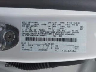 2021 Ford Escape S с VIN 1FMCU9F69MUA16645, выставлен на аукционе IAAI как лот 42048322 с пробегом Не указан миль и . История ставок и продаж доступна на DreamBid. Изображение 9.