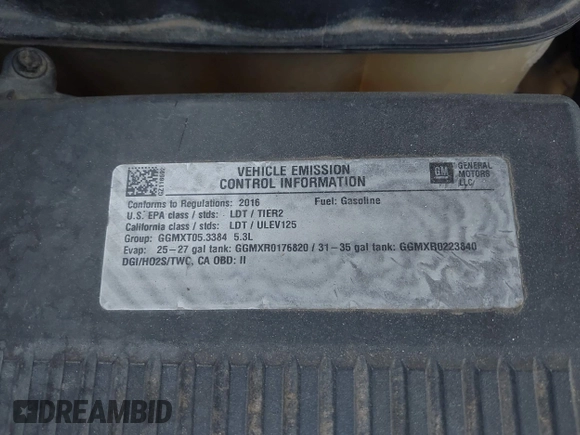 2016 Chevrolet Silverado 1500 LT with VIN 1GCRCRECXGZ116592, listed as a IAAI auction lot 41947339 with 167,241 mi miles and . Bid and sale history available at DreamBid. Image 17.