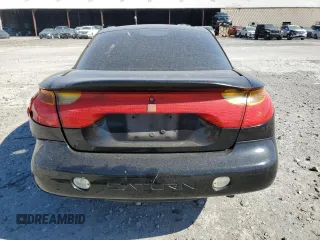 2001 Saturn SC with VIN 1G8ZR12701Z223174, listed as a Copart auction lot 52033445 with 234,079 mi miles and Salvage Title. Bid and sale history available at carsss.com. Image 6.