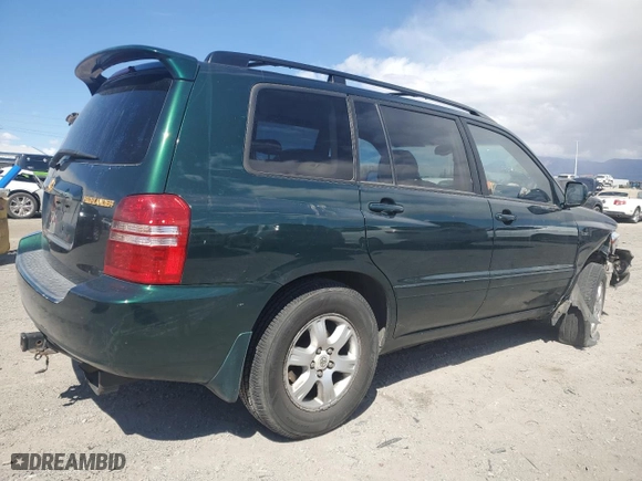 2003 Toyota Highlander with VIN JTEGF21A430072965, listed as a Copart auction lot 51818495 with 125,350 mi miles and Salvage Title. Bid and sale history available at carsss.com. Image 3.