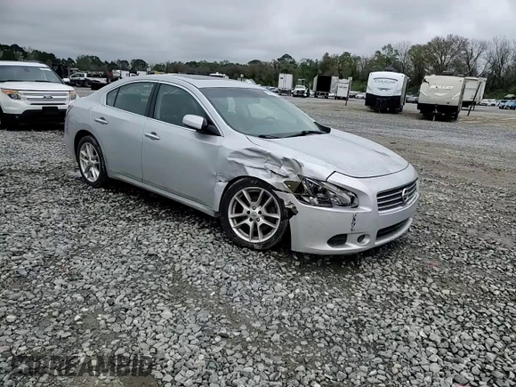 2009 Nissan Maxima SV with VIN 1N4AA51E19C820663, listed as a Copart auction lot 50221555 with 155,568 mi miles and Salvage Title. Bid and sale history available at DreamBid. Image 11.