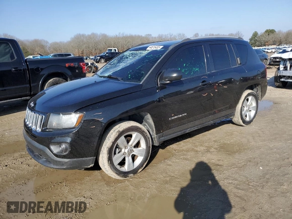 2016 Jeep Compass 75th Anniversary with VIN 1C4NJCBB1GD526238, listed as a Copart auction lot 44816485 with 116,281 mi miles and Salvage Title. Bid and sale history available at carsss.com. Image 1.