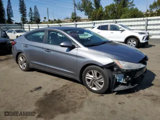 2019 Hyundai Elantra Preferred with VIN KMHD84LF8KU823736, listed as a Copart auction lot 42665585 with 102,132 mi miles and Salvage Title. Bid and sale history available at carsss.com. Image 4.