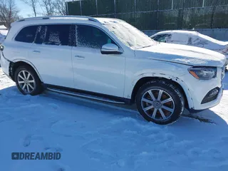 2021 Mercedes-Benz GLS with VIN 4JGFF5KE7MA352146, listed as a IAAI auction lot 41358149 with 44,767 mi miles. Bid and sale history available at carsss.com. Image 1.
