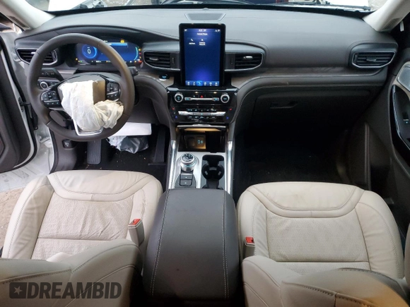 2023 Ford Explorer Platinum with VIN 1FM5K8HC4PGB82389, listed as a Copart auction lot 87203834 with 3,831 mi miles and Salvage title. Bid and sale history available at DreamBid. Image 8.