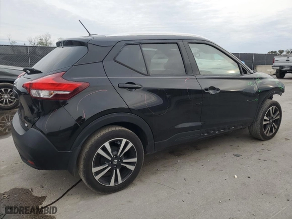 2019 Nissan Kicks SV with VIN 3N1CP5CU2KL517474, listed as a Copart auction lot 51701095 with 55,898 mi miles and Salvage Title. Bid and sale history available at carsss.com. Image 3.