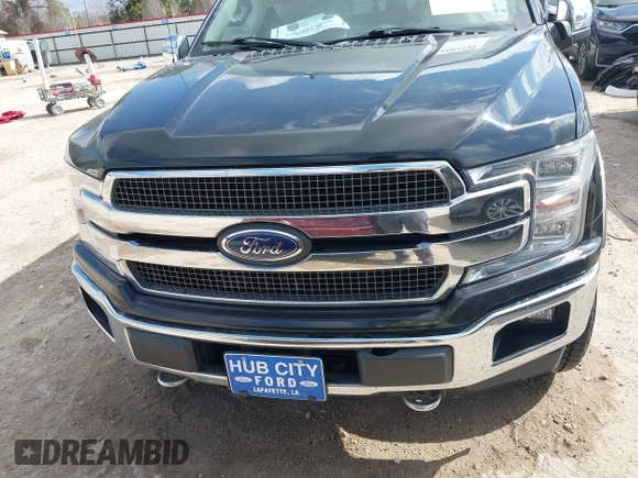 2019 Ford F-150 XL with VIN 1FTEW1E44KFC77742, listed as a IAAI auction lot 41507745 with 94,226 mi miles. Bid and sale history available at carsss.com. Image 12.