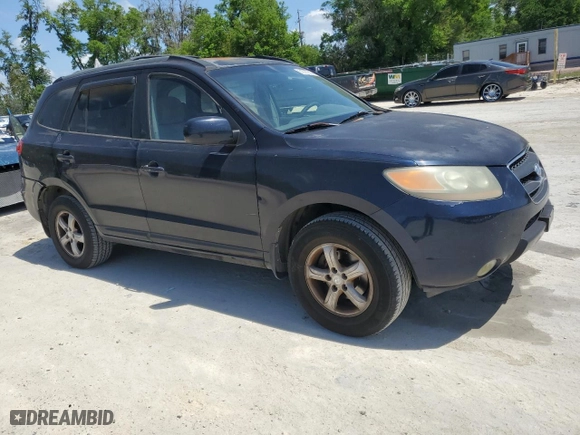 2007 Hyundai Santa Fe GLS with VIN 5NMSG13D77H036481, listed as a Copart auction lot 51627065 with 247,838 mi miles and Salvage Title. Bid and sale history available at carsss.com. Image 4.