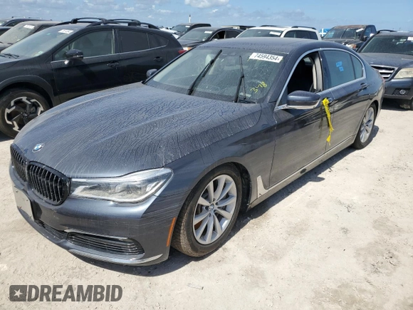 2018 BMW 7 Series ALPINA B7 xDrive with VIN WBA7F2C57JG424491, listed as a Copart auction lot 74594354 with 0 mi miles and Non Repairable. Bid and sale history available at carsss.com. Image 1.