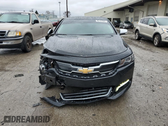 2018 Chevrolet Impala Premier with VIN 2G1125S31J9105505, listed as a Copart auction lot 86197984 with 55,837 mi miles and Salvage Title. Bid and sale history available at DreamBid. Image 5.