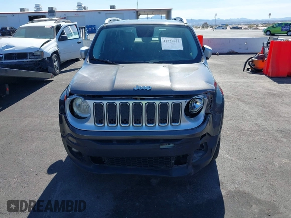 2016 Jeep Renegade Limited with VIN ZACCJBDT3GPD51130, listed as a IAAI auction lot 41725925 with 165,748 mi miles and . Bid and sale history available at DreamBid. Image 12.