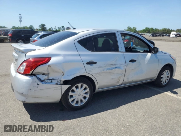 2017 Nissan Versa SV with VIN 3N1CN7AP1HL848232, listed as a Copart auction lot 61668525 with 59,578 mi miles and Salvage title. Bid and sale history available at DreamBid. Image 3.