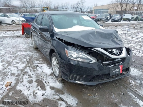 2018 Nissan Sentra SV with VIN 3N1AB7AP6JL647206, listed as a IAAI auction lot 41737603 with 147,402 mi miles. Bid and sale history available at carsss.com. Image 1.