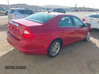 2011 Ford Fusion SEL with VIN 3FAHP0JG5BR325505, listed as a IAAI auction lot 41860856 with 167,723 mi miles. Bid and sale history available at carsss.com. Image 4.