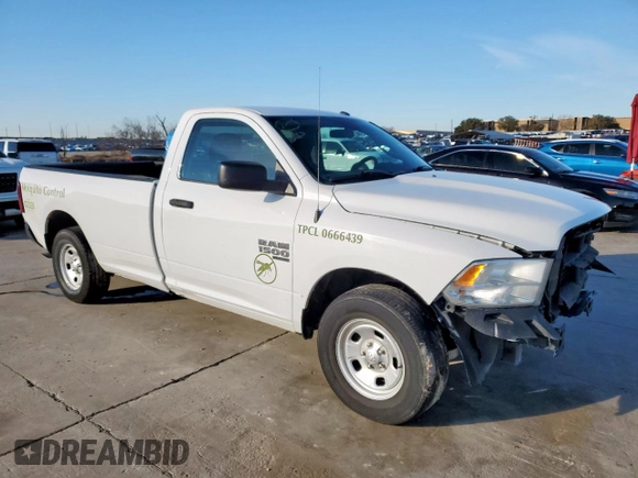 2021 Ram 1500 Tradesman with VIN 3C6JR6DG2MG547574, listed as a Copart auction lot 43134335 with 91,836 mi miles and Clean title. Bid and sale history available at DreamBid. Image 4.