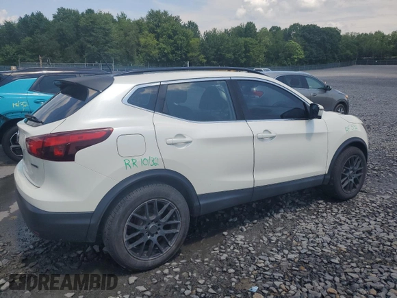 2017 Nissan Rogue SV with VIN JN1BJ1CR6HW106776, listed as a Copart auction lot 59682825 with 106,195 mi miles and Salvage title. Bid and sale history available at DreamBid. Image 3.