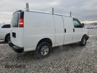 2014 Chevrolet Express Cargo Van with VIN 1GCWGFBA9E1122629, listed as a Copart auction lot 81180664 with 166,832 mi miles and Clean Title. Bid and sale history available at carsss.com. Image 3.