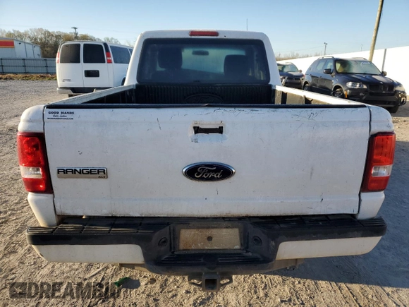 2011 Ford Ranger XL with VIN 1FTKR1ED7BPA90872, listed as a Copart auction lot 50145745 with 117,258 mi miles and Salvage title. Bid and sale history available at DreamBid. Image 6.