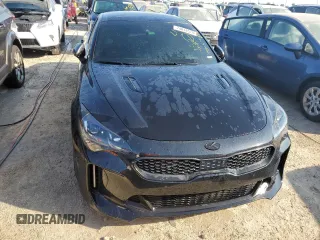 2020 Kia Stinger GT2 with VIN KNAE55LC7L6071883, listed as a Copart auction lot 74814574 with 23,714 mi miles and Non Repairable. Bid and sale history available at carsss.com. Image 5.