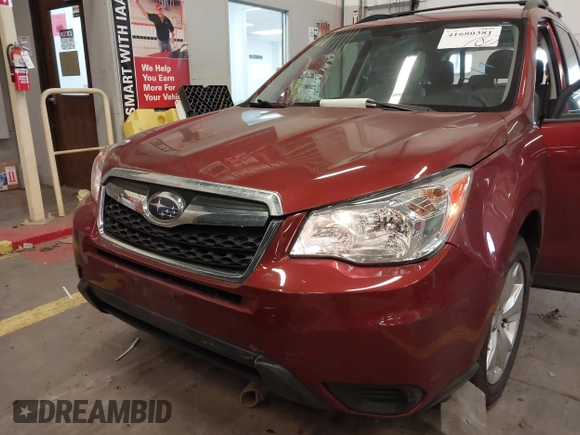 2014 Subaru Forester Premium z VIN JF2SJAEC1EH555726, wystawiony jako IAAI lot #41680381 z przebiegiem 85 528 mil mil oraz . Historia ofert i sprzedaży dostępna na DreamBid. Obrazek 6.