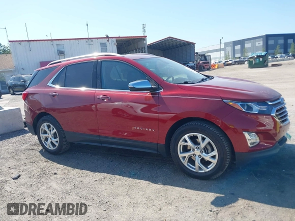 2018 Chevrolet Equinox Premier with VIN 3GNAXMEV1JL332293, listed as a IAAI auction lot 41994696 with 36,910 mi miles. Bid and sale history available at carsss.com. Image 13.