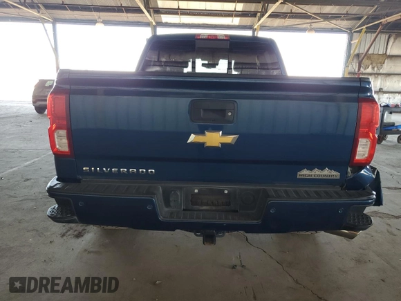 2016 Chevrolet Silverado 1500 High Country with VIN 3GCUKTEC0GG138322, listed as a Copart auction lot 52110575 with 100,251 mi miles and Salvage Title. Bid and sale history available at DreamBid. Image 6.