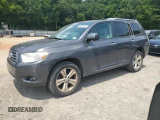 2010 Toyota Highlander Limited with VIN 5TDDK3EH8AS022807, listed as a Copart auction lot 62637455 with 216,398 mi miles and Clean title. Bid and sale history available at DreamBid. Image 1.