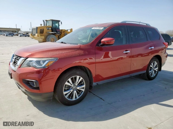2017 Nissan Pathfinder S with VIN 5N1DR2MN3HC626222, listed as a Copart auction lot 49747885 with 176,183 mi miles and Clean Title. Bid and sale history available at carsss.com. Image 1.