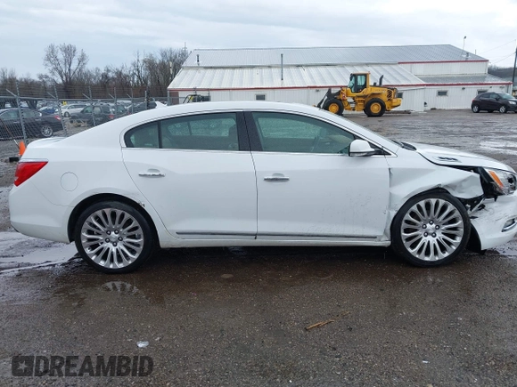 2014 Buick LaCrosse Premium II with VIN 1G4GF5G39EF305460, listed as a IAAI auction lot 41951229 with 127,188 mi miles and . Bid and sale history available at DreamBid. Image 13.