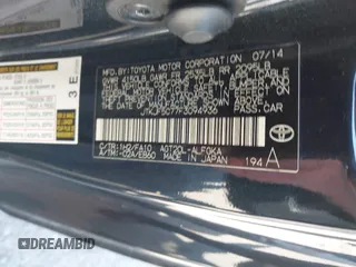 2015 Scion tC with VIN JTKJF5C77F3094936, listed as a IAAI auction lot 41830668 with 89,727 mi miles. Bid and sale history available at carsss.com. Image 9.