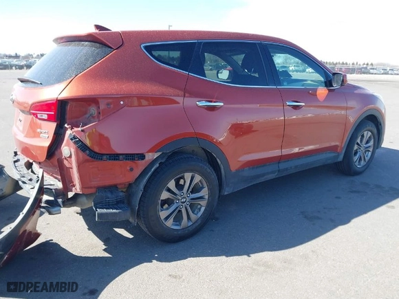 2016 Hyundai Santa Fe Sport with VIN 5XYZTDLB2GG317446, listed as a IAAI auction lot 41818630 with 172,222 mi miles. Bid and sale history available at carsss.com. Image 4.