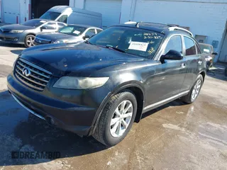 2006 Infiniti FX with VIN JNRAS08WX6X211634, listed as a IAAI auction lot 41658415 with 203,714 mi miles and . Bid and sale history available at carsss.com. Image 6.