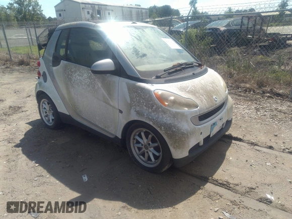 2009 Smart fortwo Passion with VIN WMEEK31X99K221919, listed as a IAAI auction lot 42173405 with Not provided miles and . Bid and sale history available at DreamBid. Image 1.