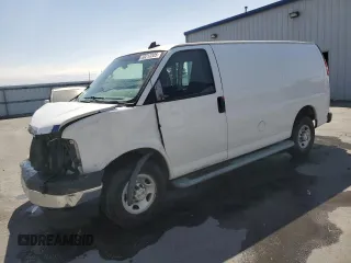 2019 Chevrolet Express Cargo z VIN 1GCWGAFG9K1299520, wystawiony jako Copart lot #60213205 z przebiegiem 116 068 mil mil oraz Szkoda całkowita • Salvage title. Historia ofert i sprzedaży dostępna na DreamBid. Obrazek 1.
