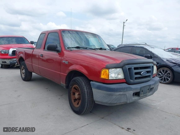 2004 Ford Ranger XL with VIN 1FTYR14U34PA93928, listed as a IAAI auction lot 42104400 with 121,776 mi miles. Bid and sale history available at carsss.com. Image 1.
