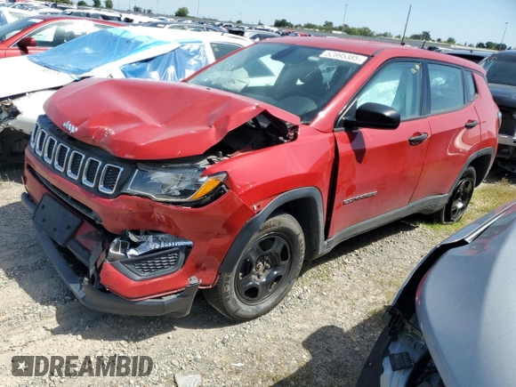 2021 Jeep Compass Sport с VIN 3C4NJCAB8MT526695, выставлен на аукционе Copart как лот 52895385 с пробегом 108 234 миль миль и Списание • Salvage title. История ставок и продаж доступна на DreamBid. Изображение 1.