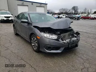 2016 Honda Civic Sedan EX with VIN 2HGFC2F81GH501304, listed as a Copart auction lot 44158875 with 0 mi miles and Salvage Title. Bid and sale history available at carsss.com. Image 11.