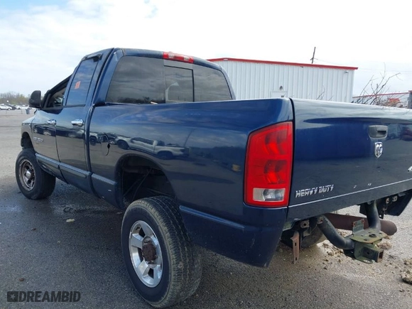 2006 Dodge Ram 2500 SLT with VIN 1D7KS28C76J158745, listed as a IAAI auction lot 41813203 with NaN miles. Bid and sale history available at carsss.com. Image 3.