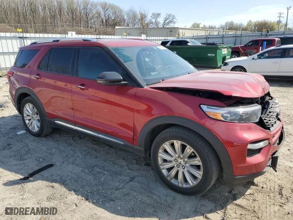 2020 Ford Explorer Limited with VIN 1FMSK7FH0LGA11712, listed as a Copart auction lot 50334395 with 103,121 mi miles and Salvage Title. Bid and sale history available at carsss.com. Image 4.