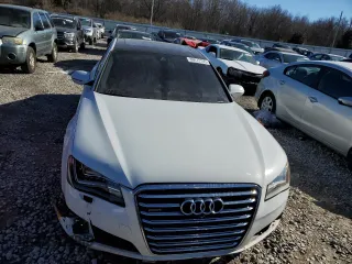 2014 Audi A8 4.0T with VIN WAUR2AFD9EN004542, listed as a Copart auction lot 88472135 with 75,909 mi miles and Salvage Title. Bid and sale history available at DreamBid. Image 5.