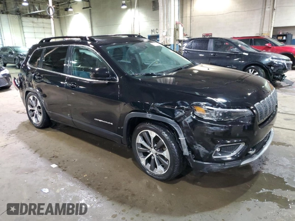 2022 Jeep Cherokee Limited with VIN 1C4PJMDX0ND502517, listed as a Copart auction lot 43173865 with 33,011 mi miles and Non Repairable. Bid and sale history available at DreamBid. Image 4.